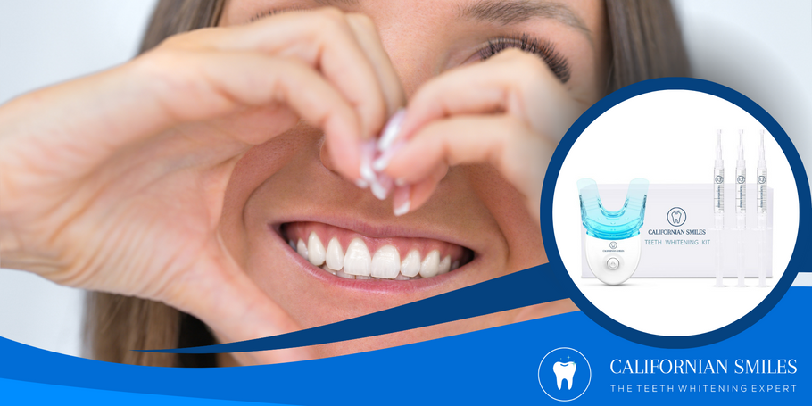 User reviews and testimonials on the teeth whitening kit.